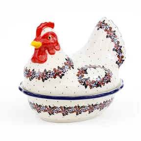 Pojemnik kura D43 h-20,5 cm <br>2067X Retro